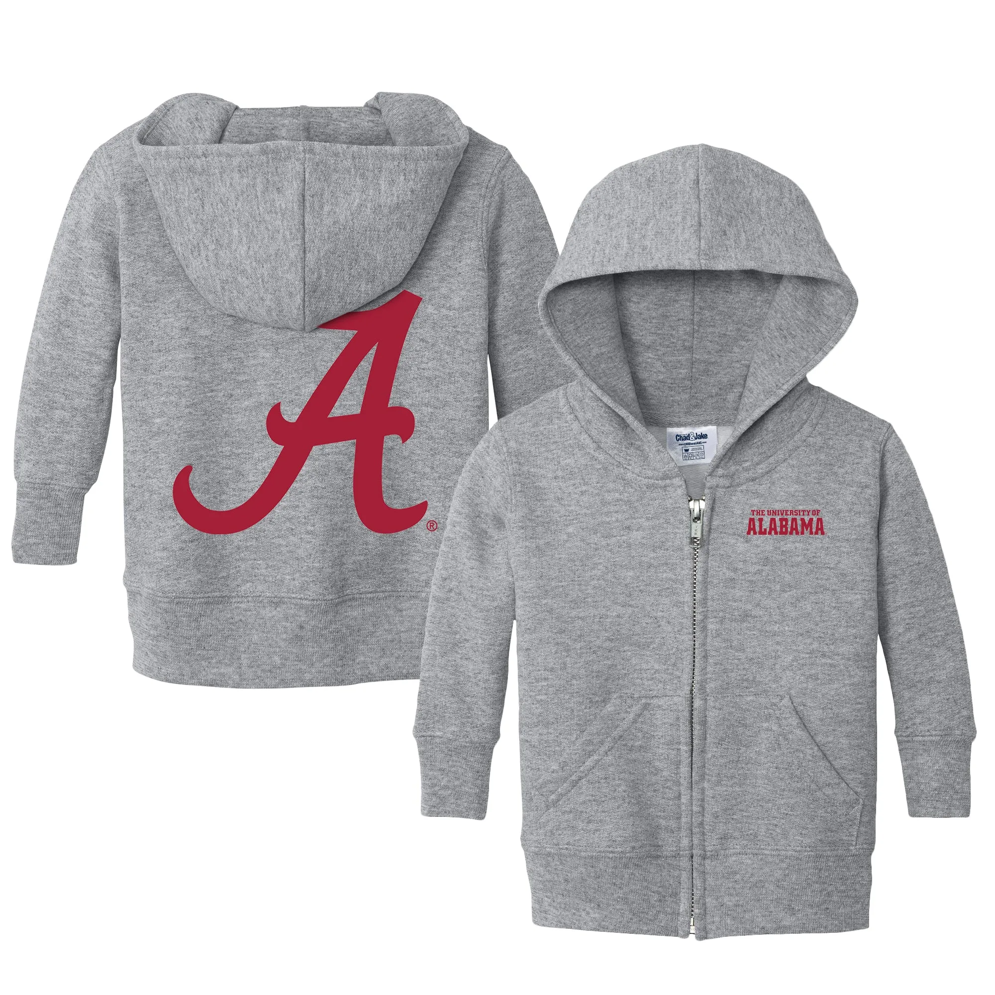 Alabama Crimson Tide Logo Infant Full-Zip Sweatshirt