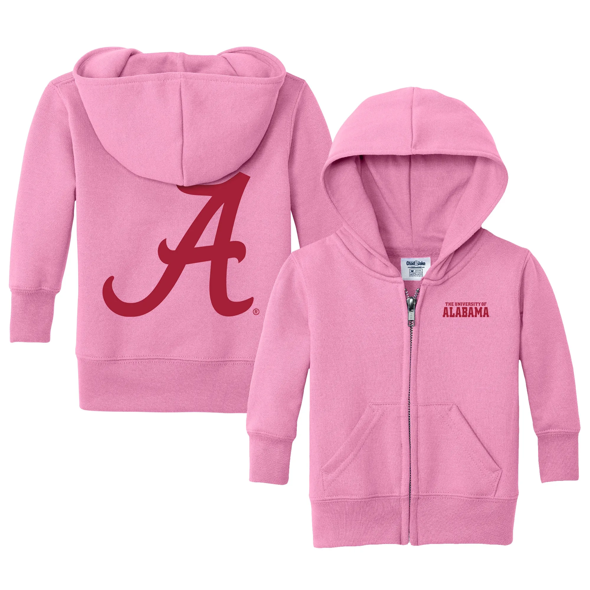 Alabama Crimson Tide Logo Infant Full-Zip Sweatshirt