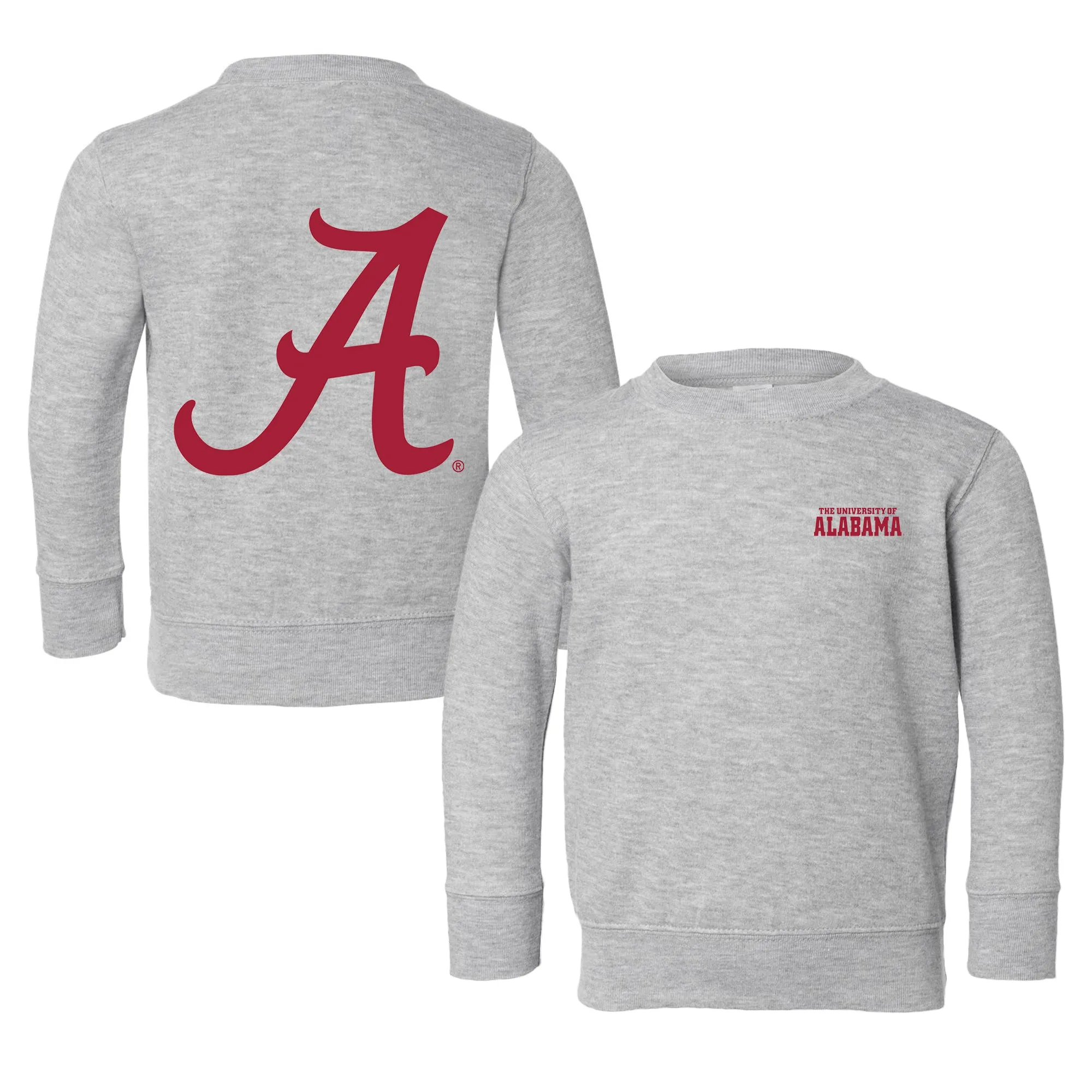 Alabama Crimson Tide Logo Toddler Crewneck Sweatshirt