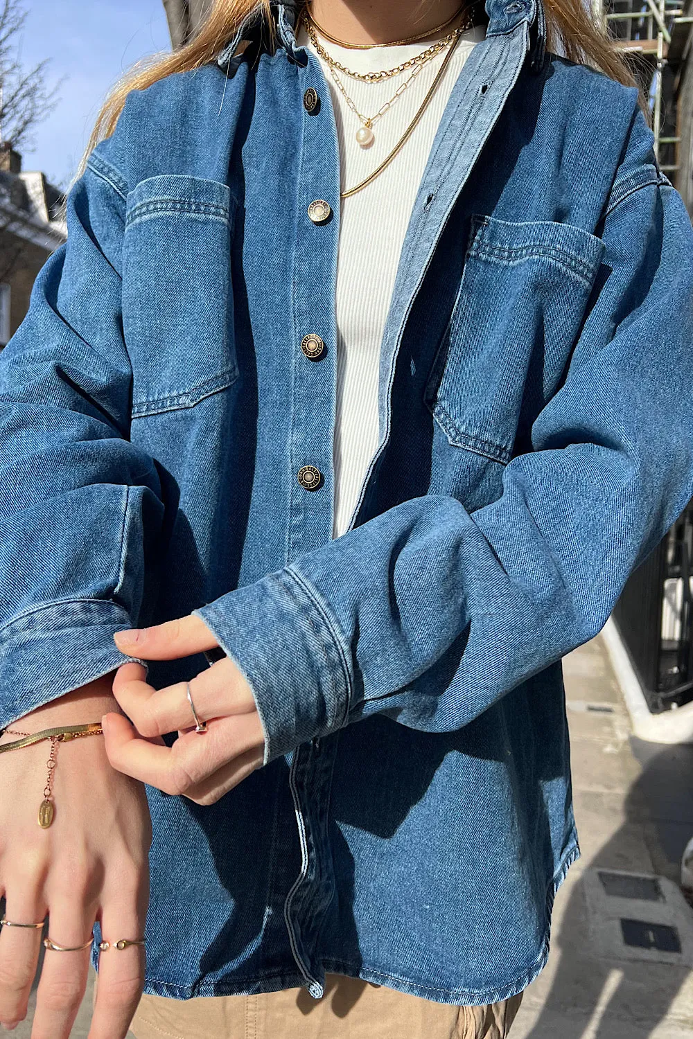 Alexia Denim Cargo Jacket