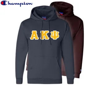 Alpha Kappa Psi Champion Powerblend® Hoodie, 2-Pack Bundle Deal - Champion S700 - TWILL