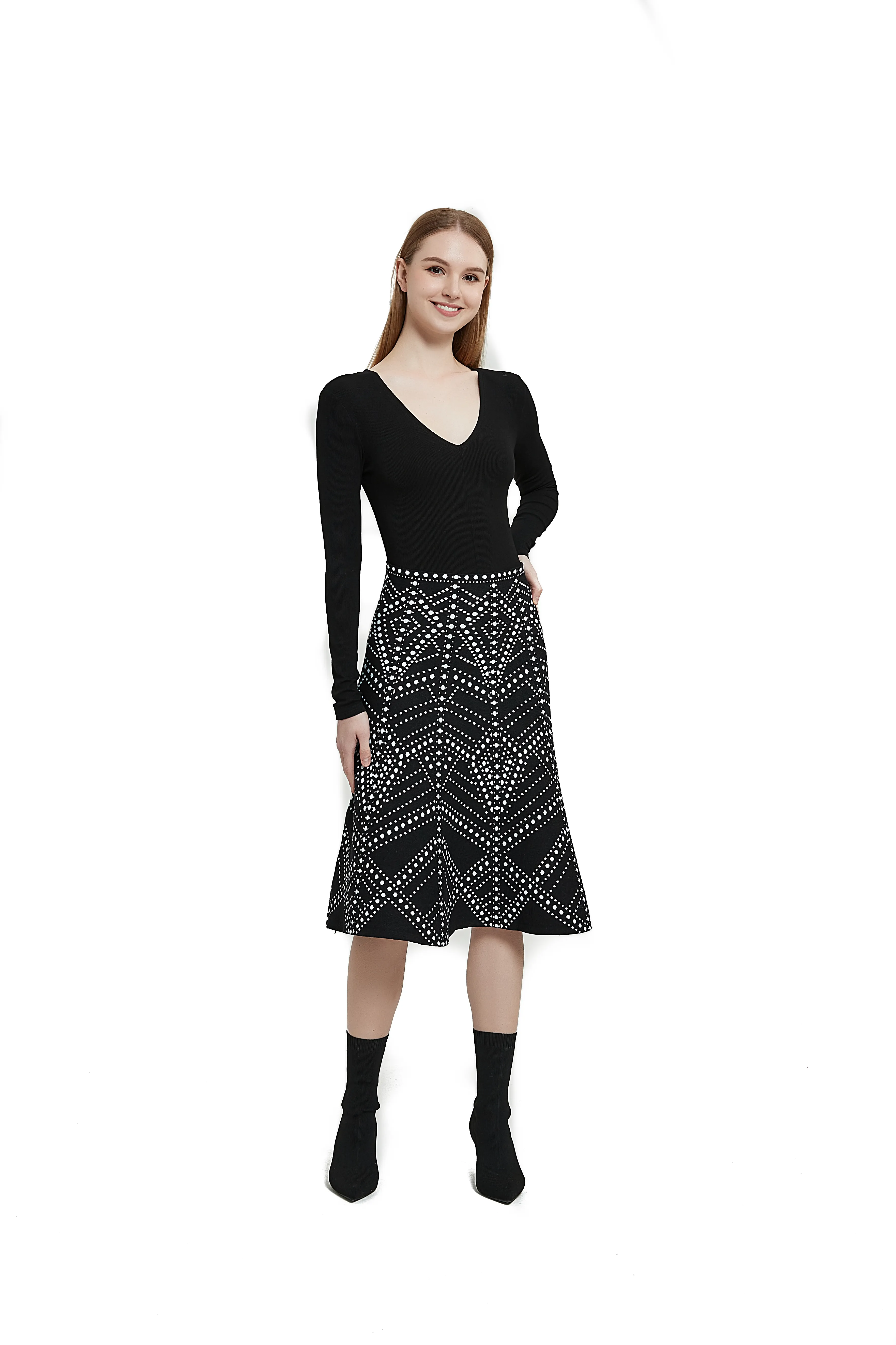 AMAZING MM SKIRT - YEAR ROUND BROCADE DESIGN