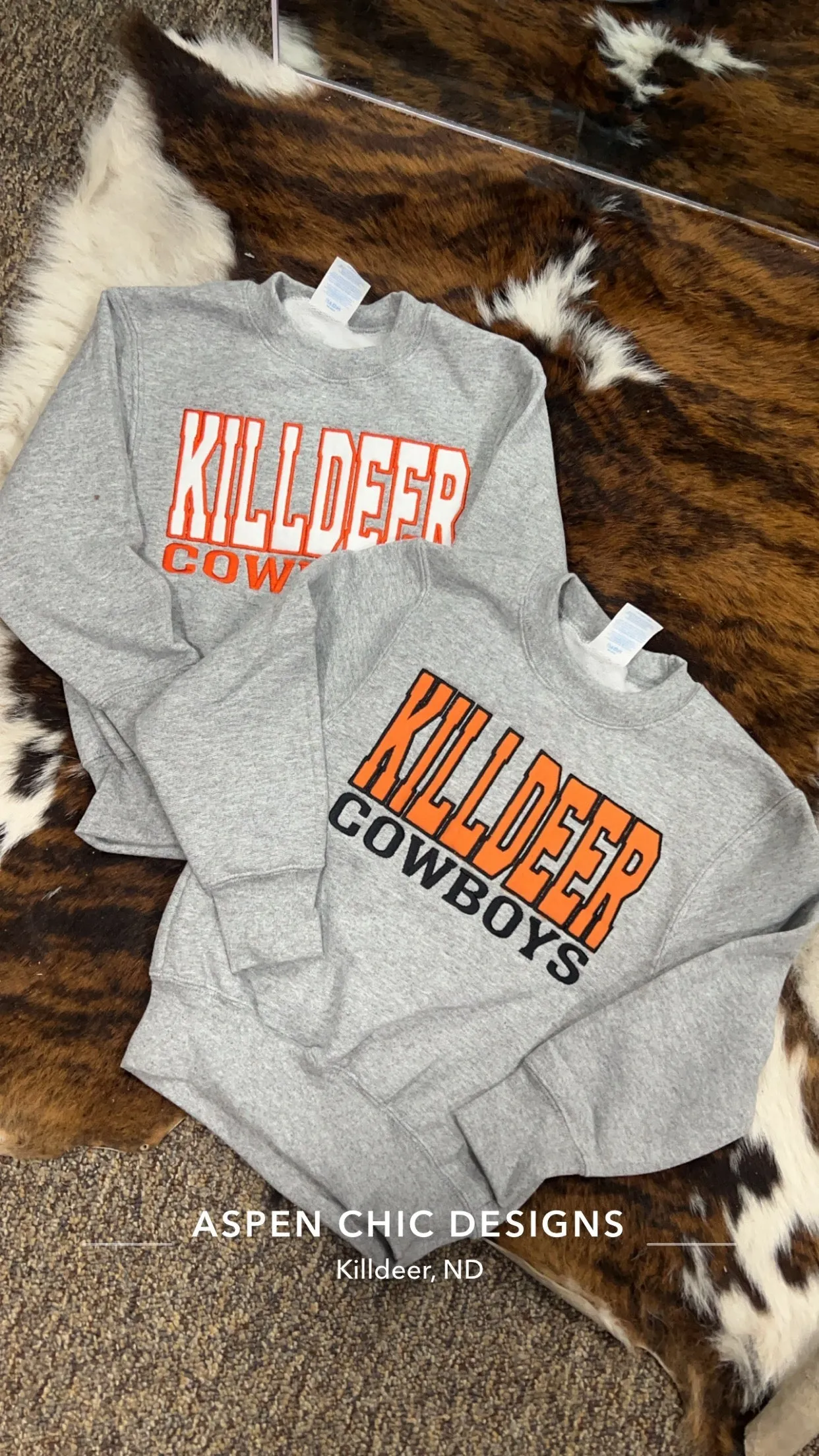 Appliqué Killdeer Cowboys Adult