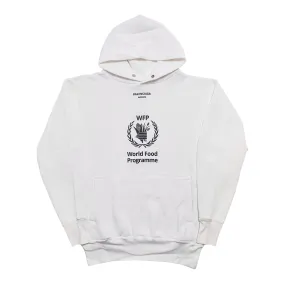 Balenciaga World Food Programme Hooded Sweatshirt White