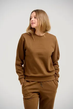 Basic Crewneck Sweat - Brown