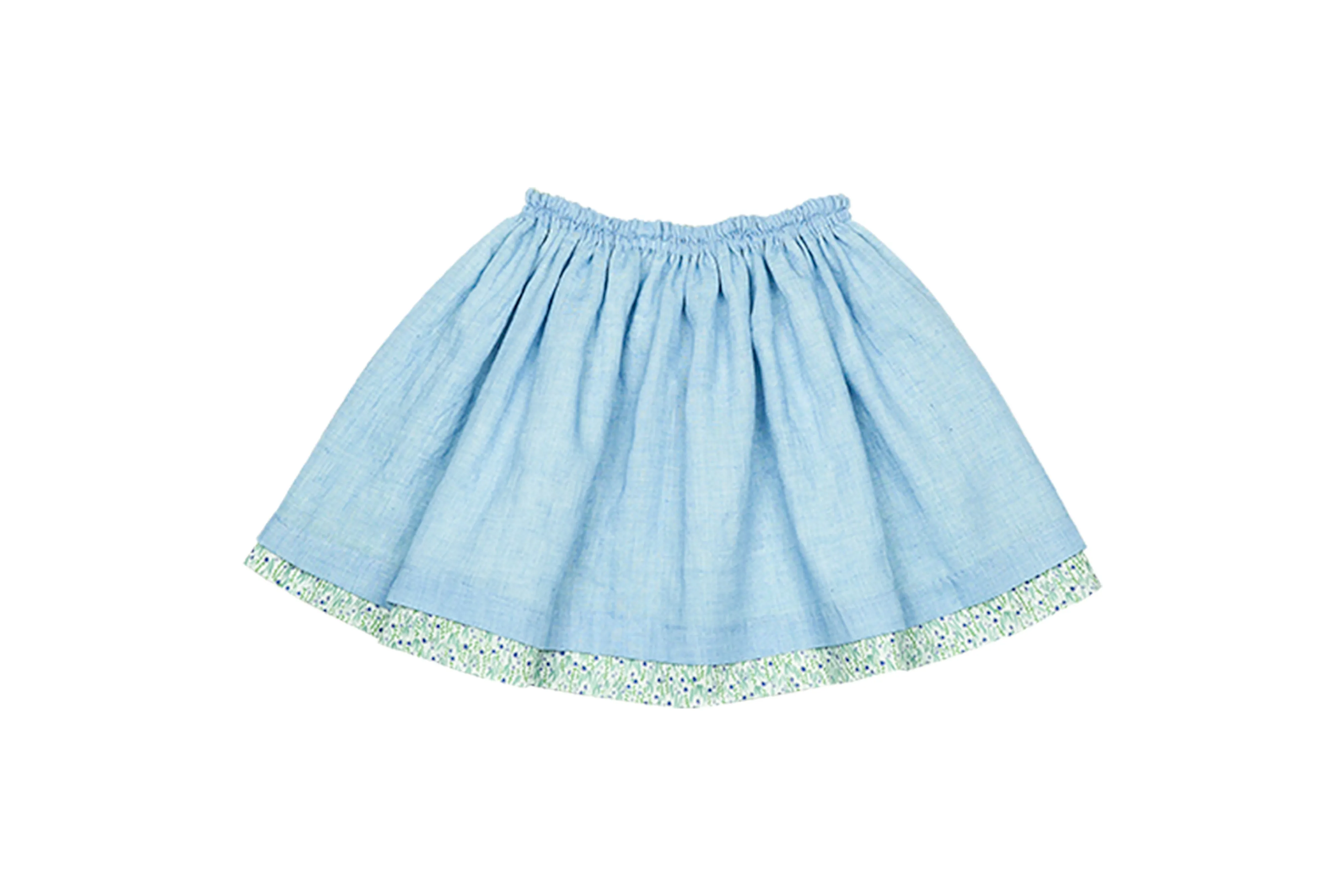 Beata Skirt Double - Blue