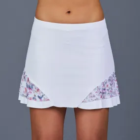 Boho Luxe Lily Skort (White/Print)