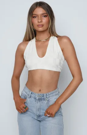 Bradley Crop Top White