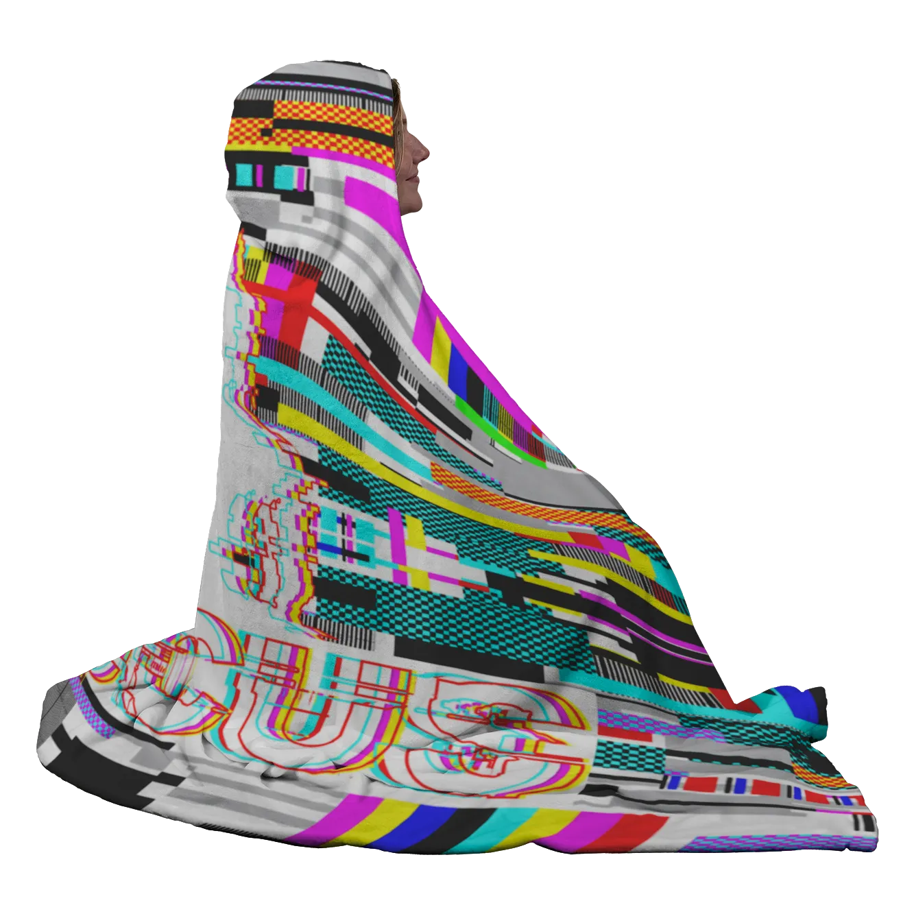 Buddha Colorful Hooded Blanket