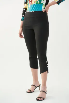 Button Detail Capris