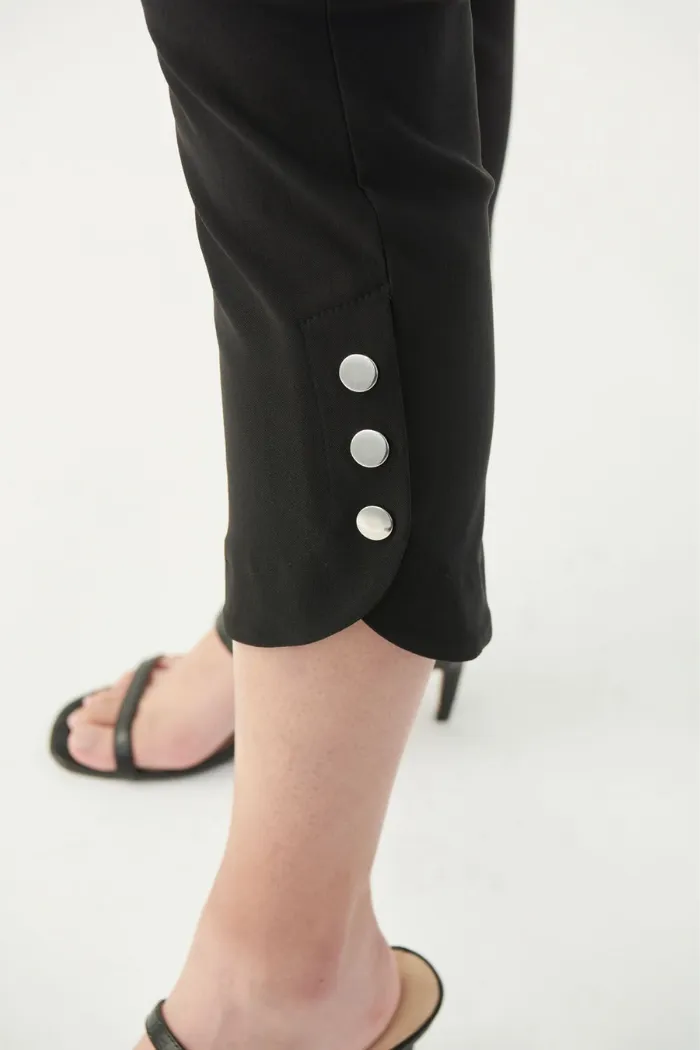 Button Detail Capris