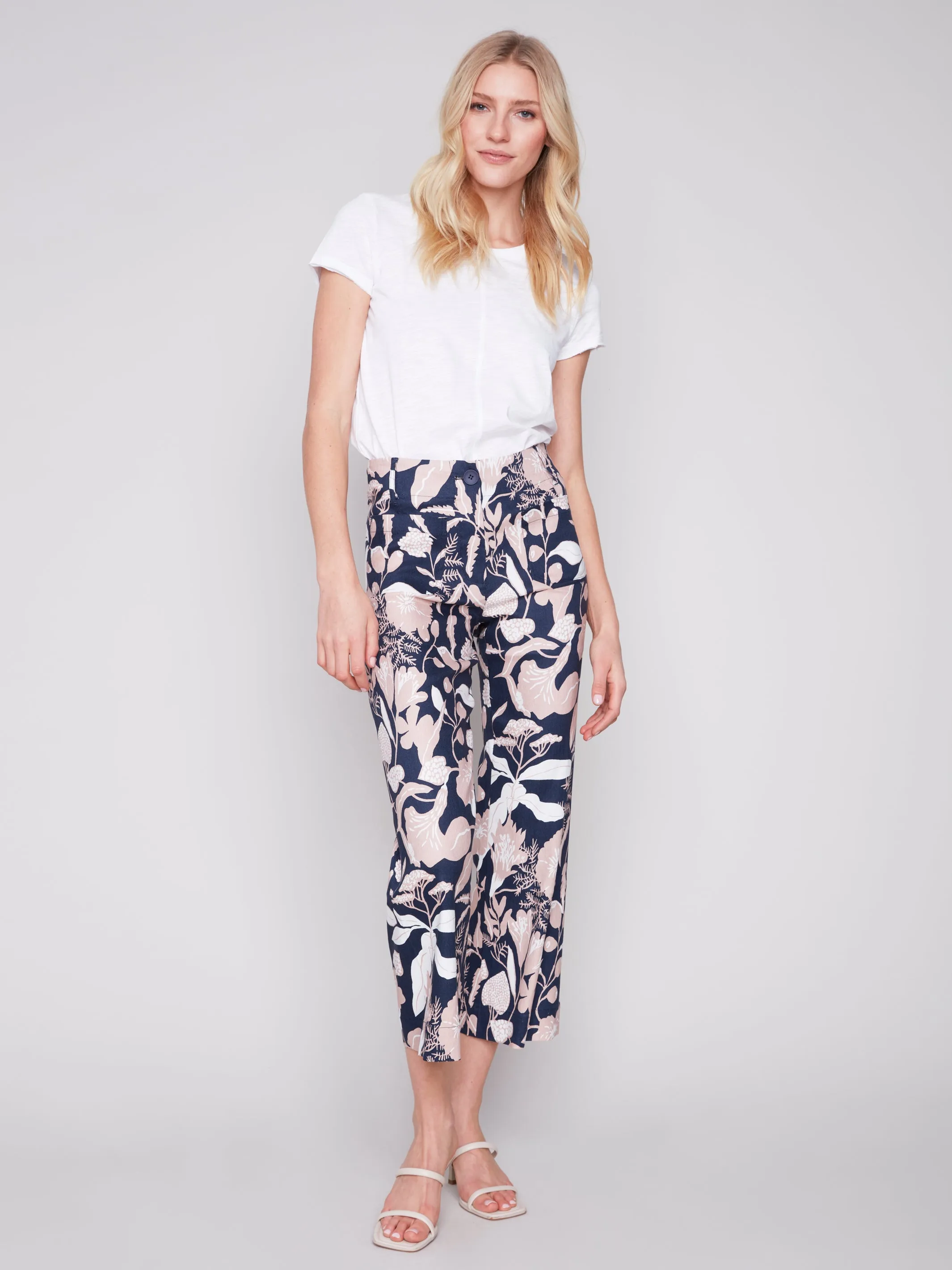 Cropped Patch pocket Pant