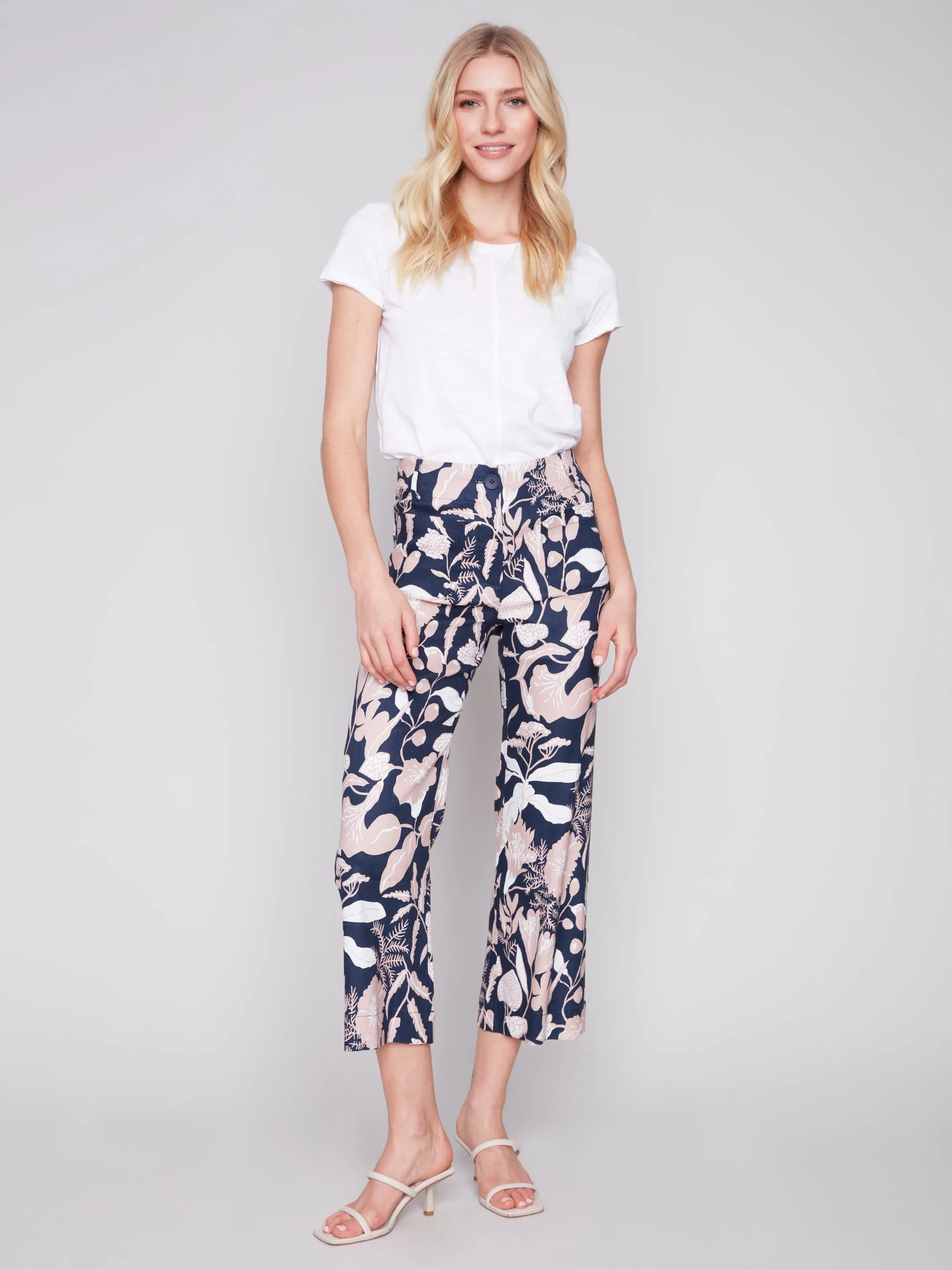 Cropped Patch pocket Pant