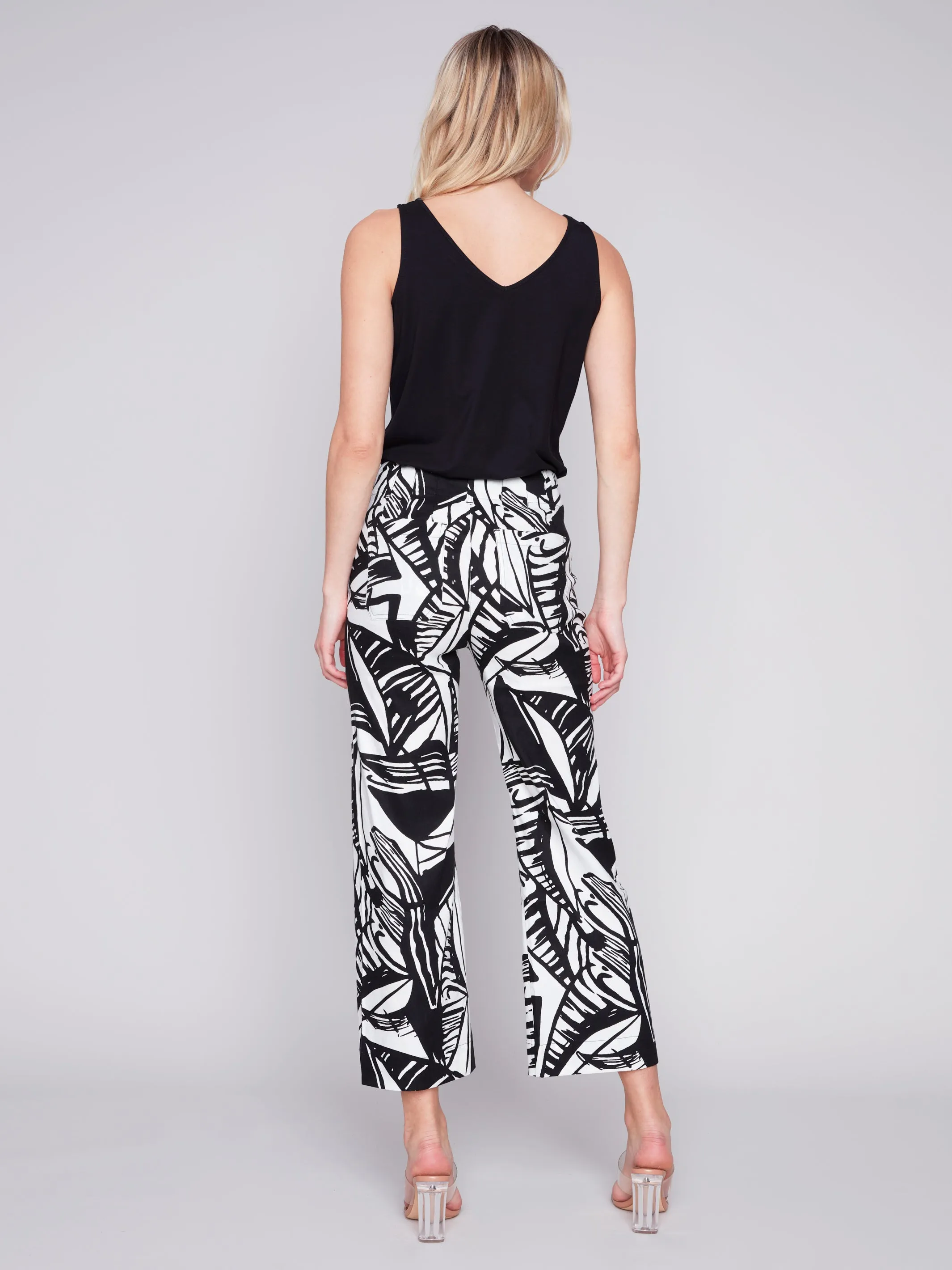 Cropped Patch pocket Pant