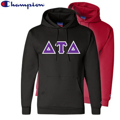 Delta Tau Delta Champion Powerblend® Hoodie, 2-Pack Bundle Deal - Champion S700 - TWILL