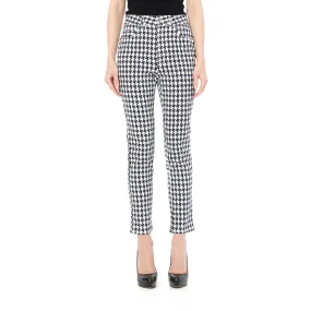 Dogtooth Jeans in White