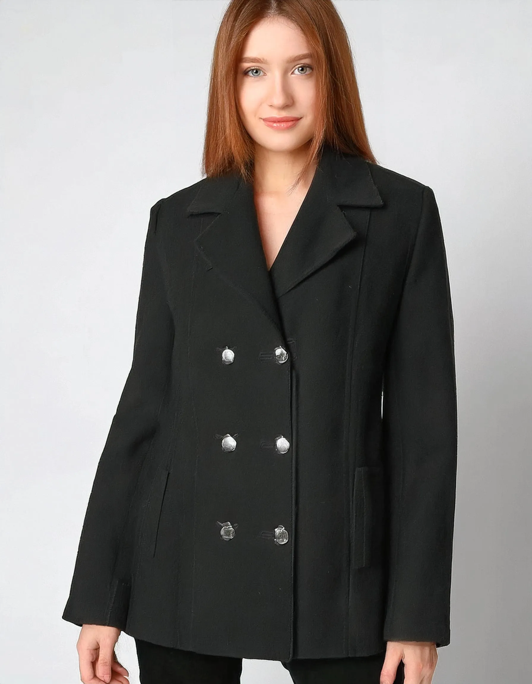 Ebony Evening Peacoat