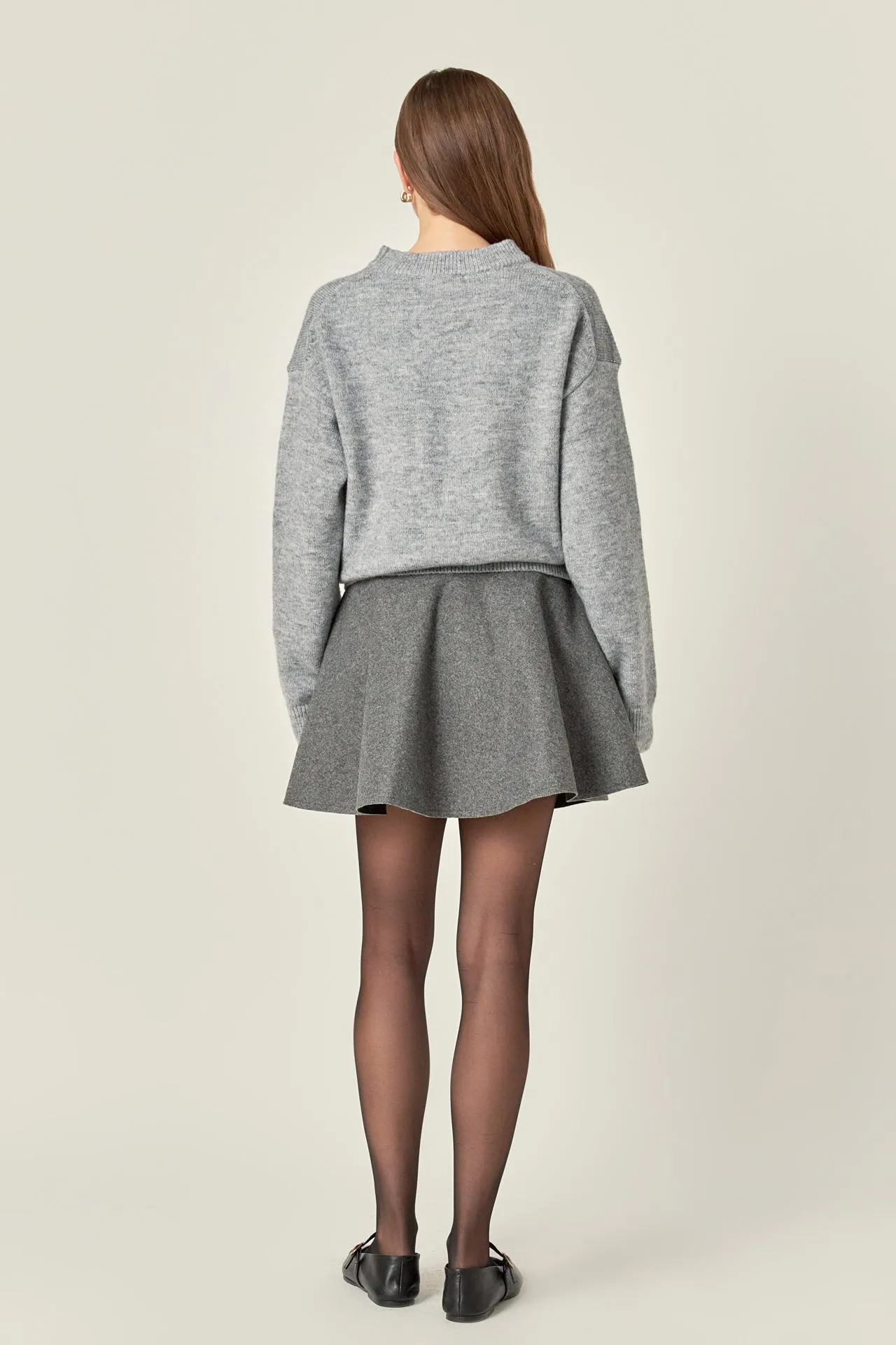 English Factory - Flare Mini Skirt