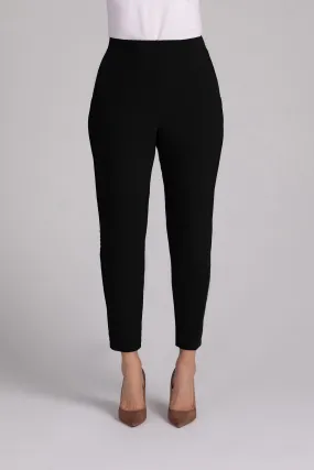 Flounce Pencil Pant | Black