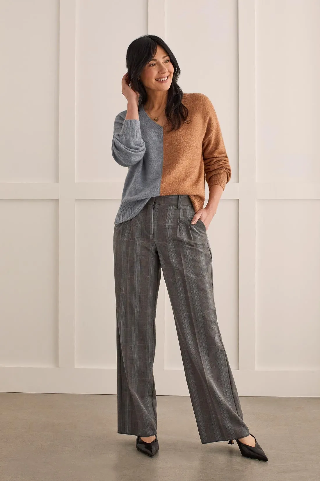 Fly Front Trouser w/ Pleats