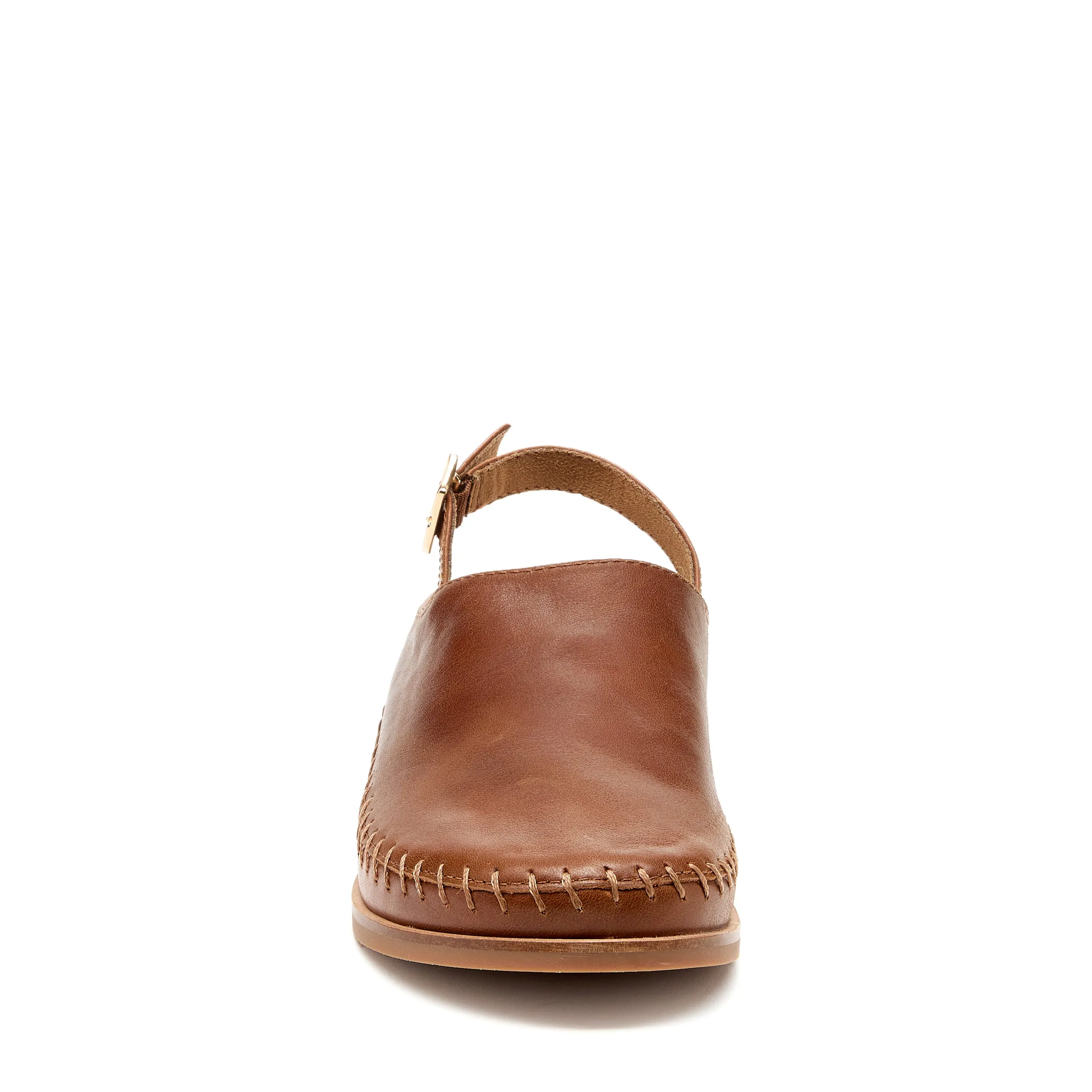 Freddy Cognac Faux Fur Slingback Clogs