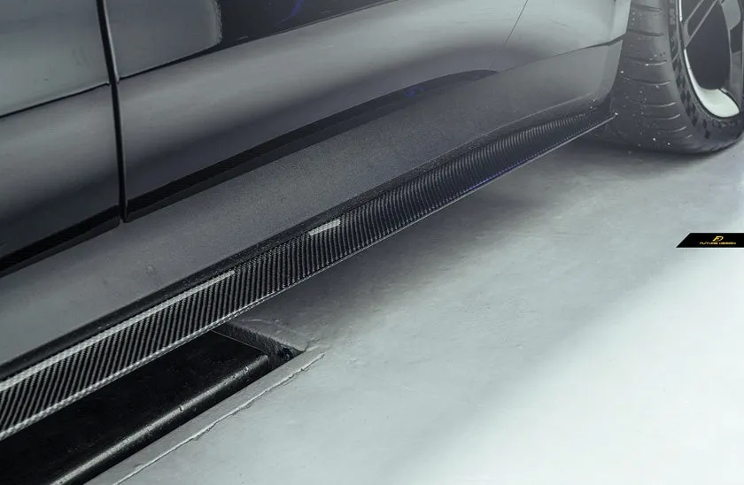 Future Design Carbon Fiber Side Skirts for Porsche Taycan 2020 