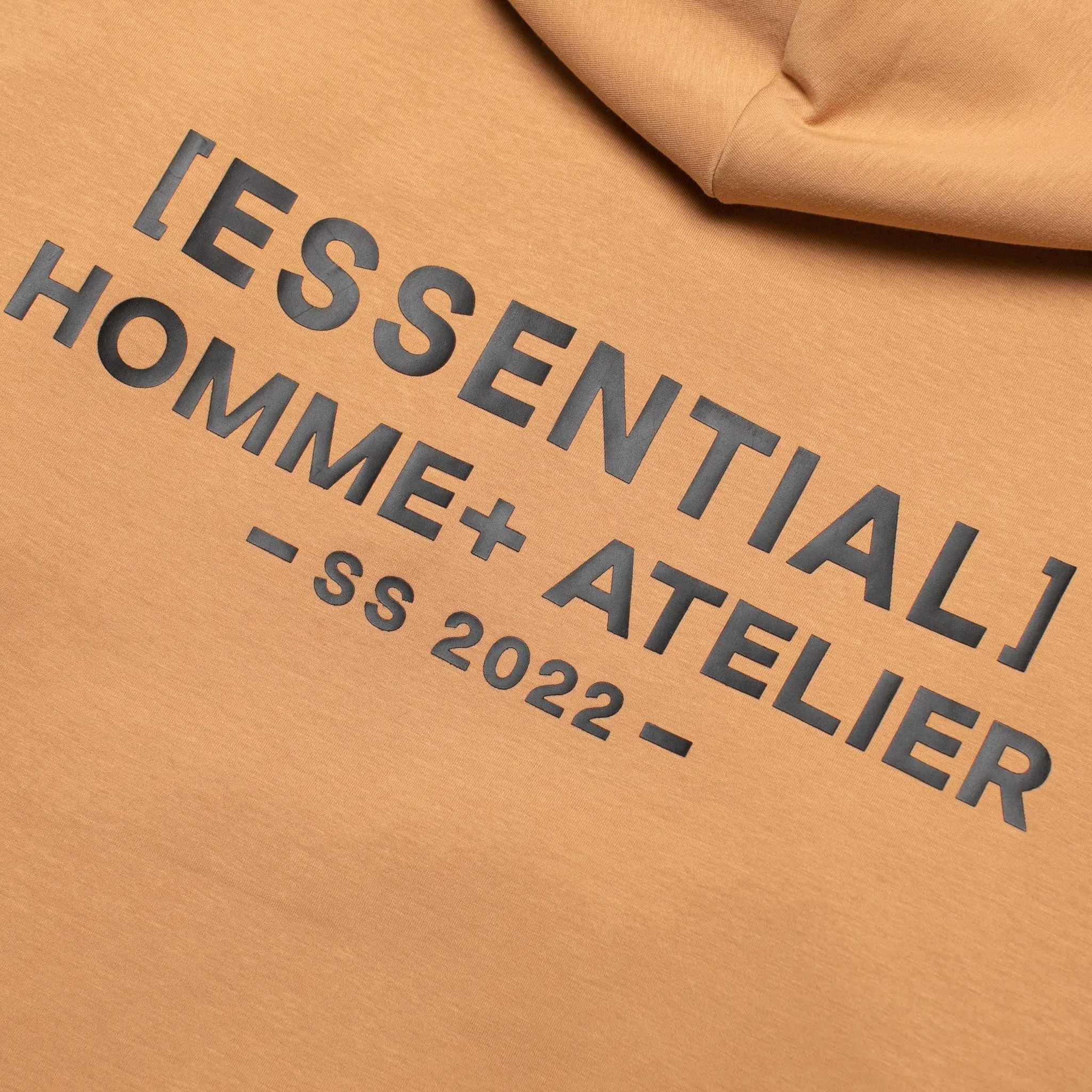 HOMME  Lightweight 'ESSENTIAL' Hoodie Caramel