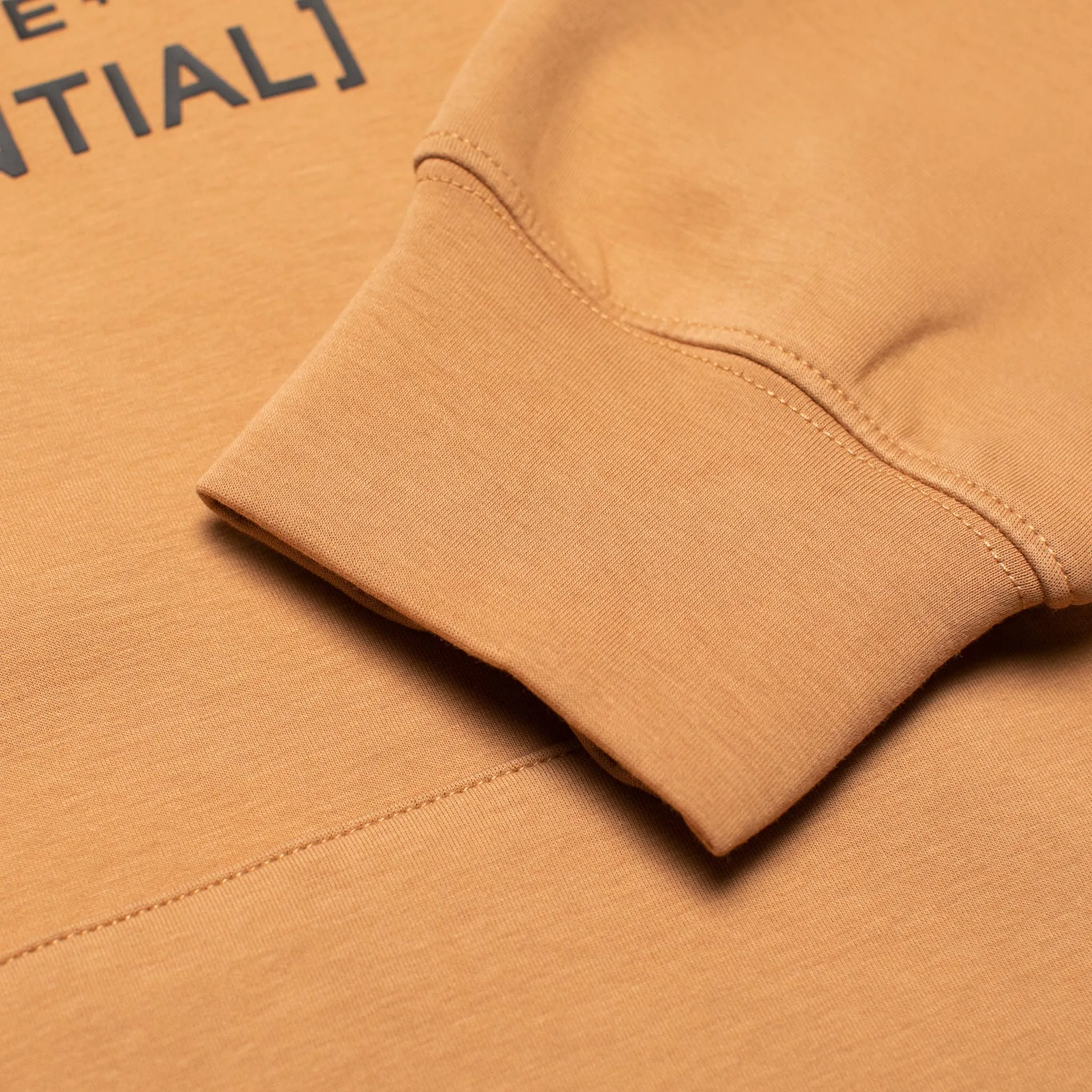 HOMME  Lightweight 'ESSENTIAL' Hoodie Caramel