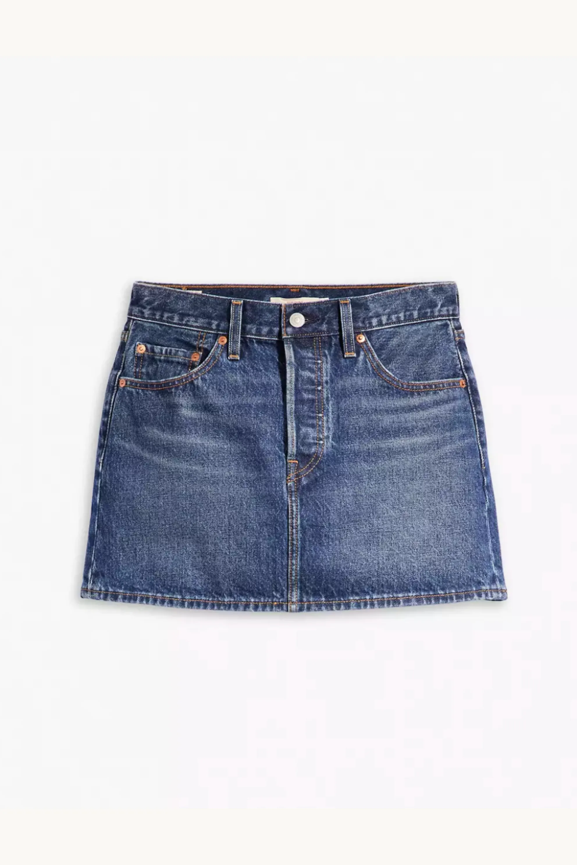 Icon Denim Mini Skirt Lost Peace Of Mind