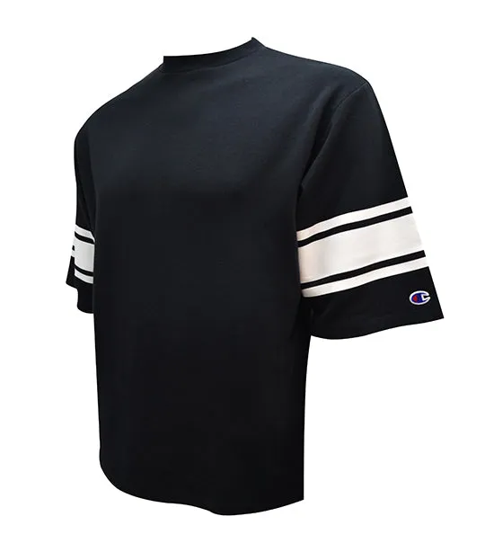 Japan Line Champion Half Sleeve Crewneck Black