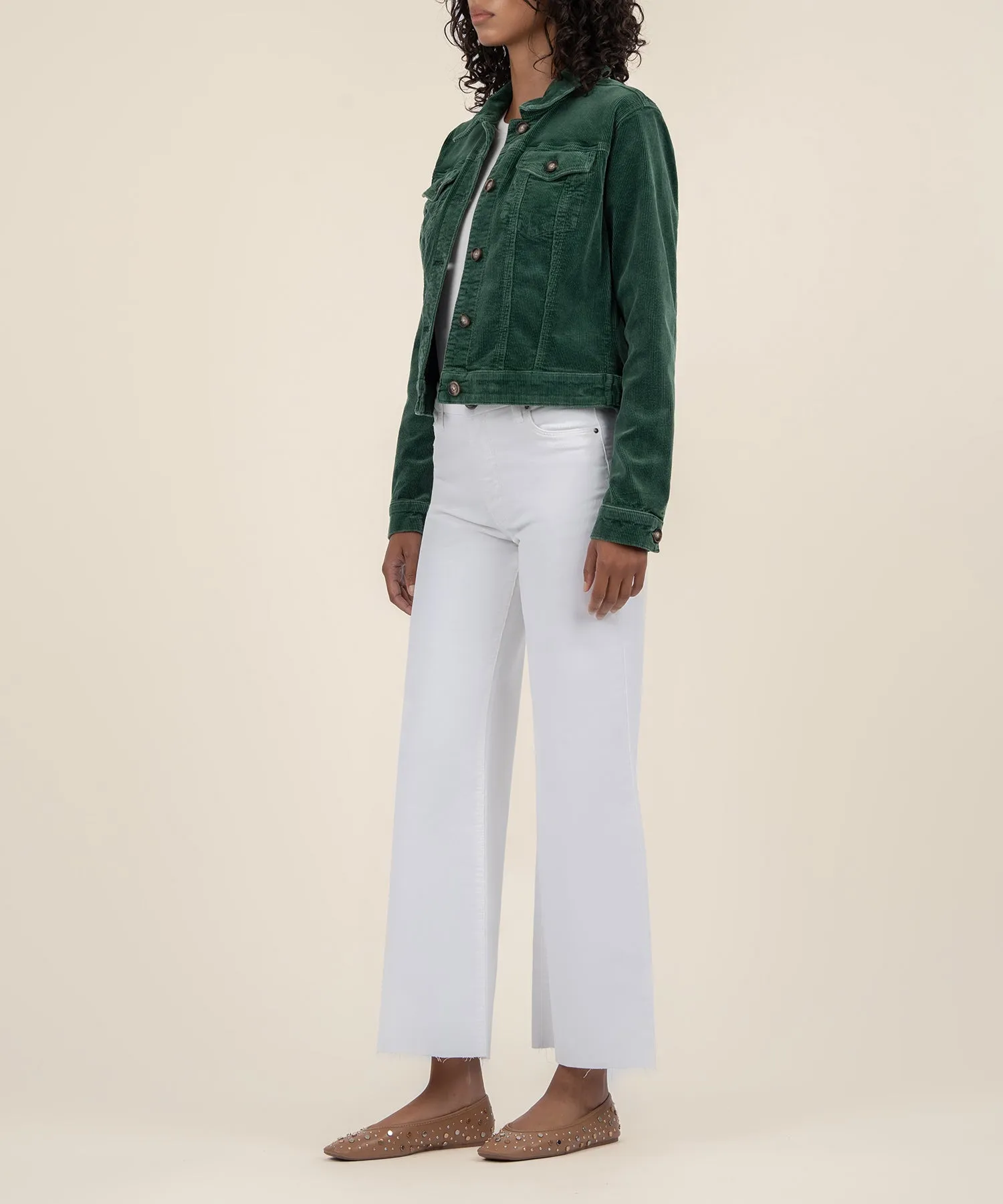 Julie Corduroy Crop Jacket