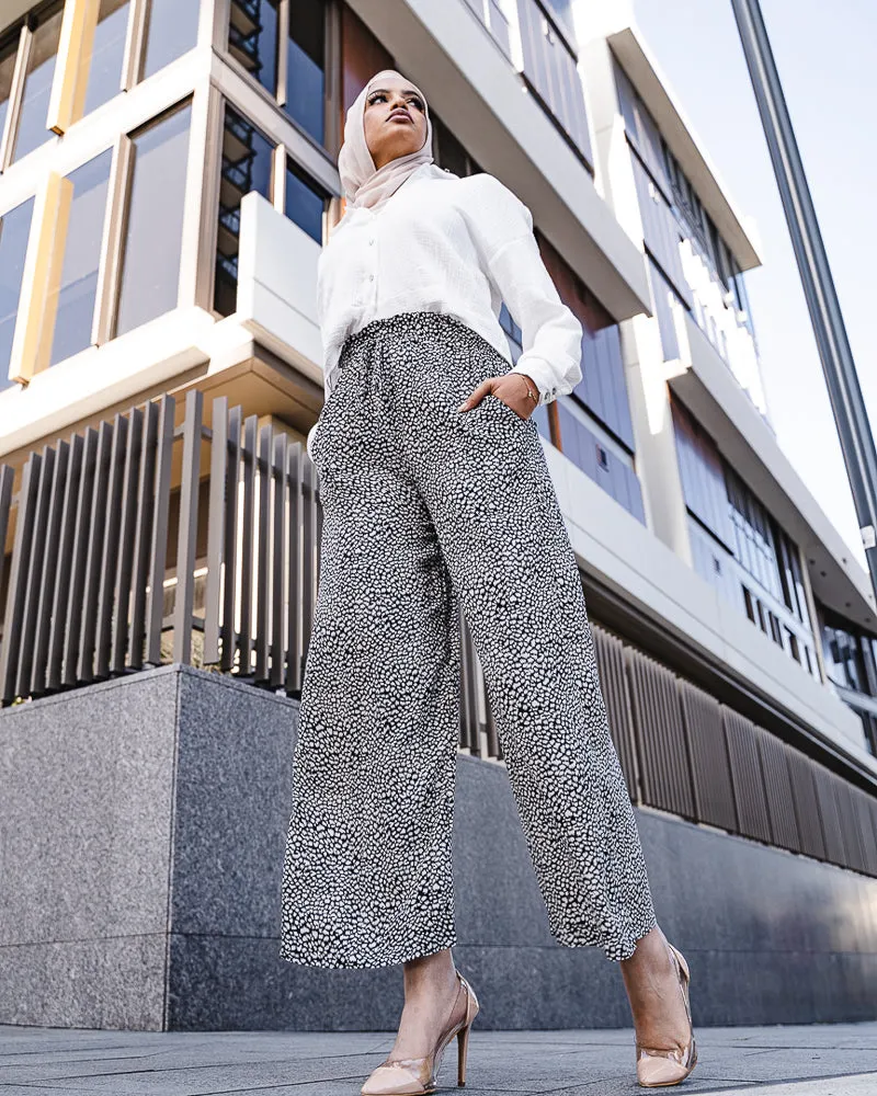 Lepardo Wide Leg Pants