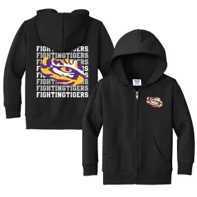 LSU Tigers Retro Toddler Full-Zip Sweatshirt