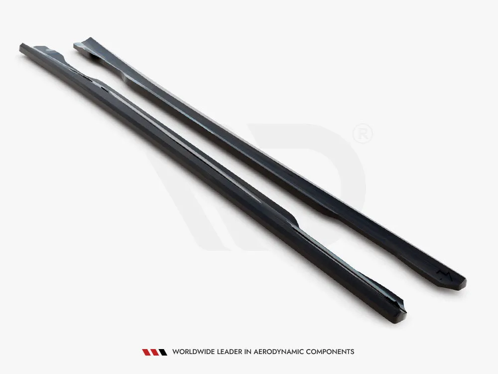 Maxton Design - SIDE SKIRTS DIFFUSERS MERCEDES-BENZ A AMG-LINE W176 FACELIFT