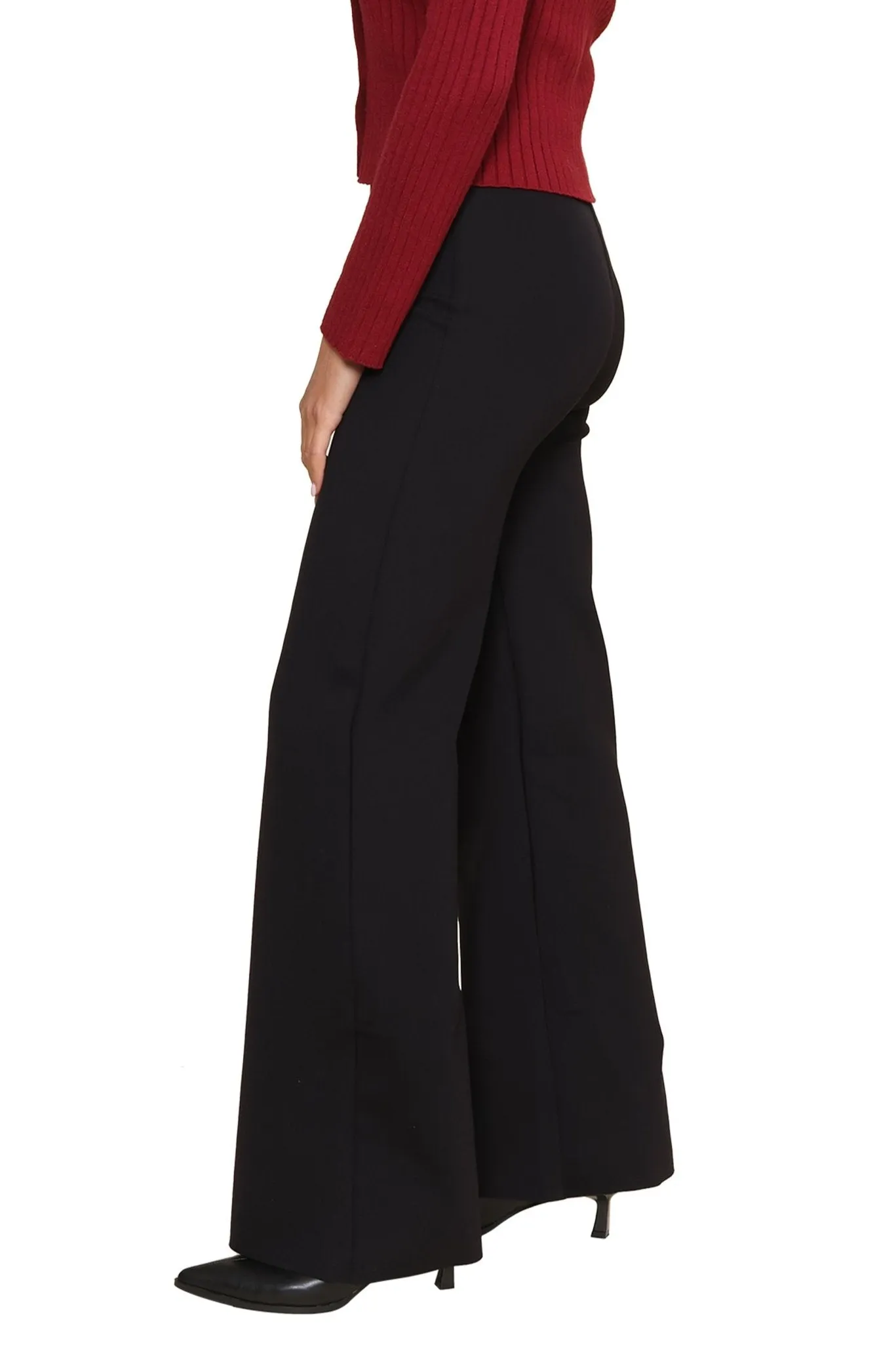 Neoprene Wide Leg Pant