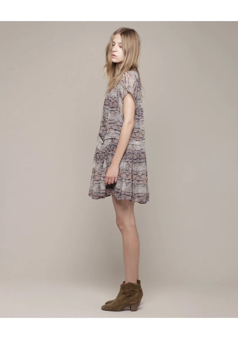 Nesto Short Sleeved Print Dress