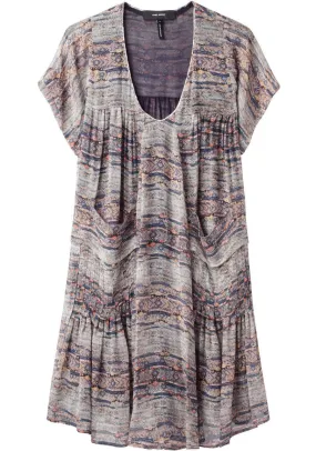 Nesto Short Sleeved Print Dress