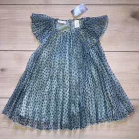 NEW First Impressions Aqua Kiss Flowy Pleated Dress and Bloomer