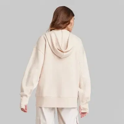 New - Women's Oversized Zip-Up Hoodie - Wild Fable