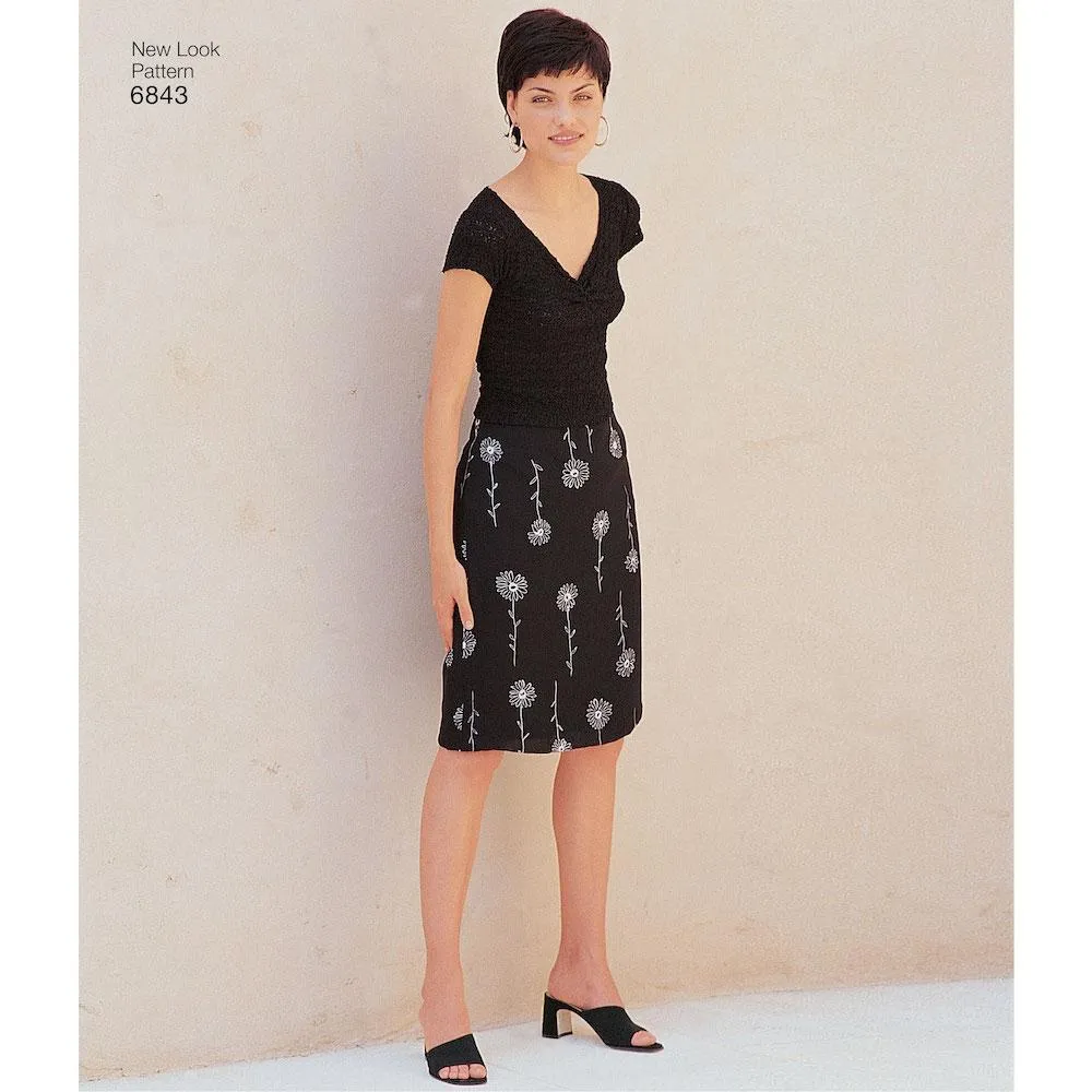 Newlook Pattern 6843 Misses Skirts