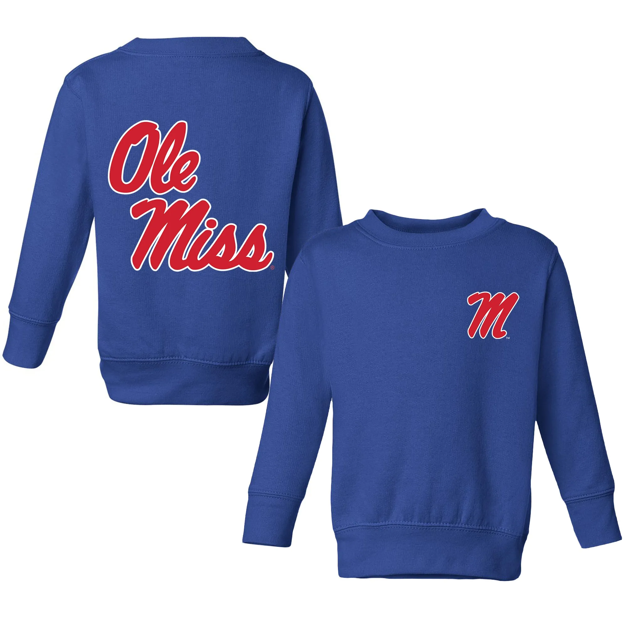 Ole Miss Rebels Logo Toddler Crewneck Sweatshirt