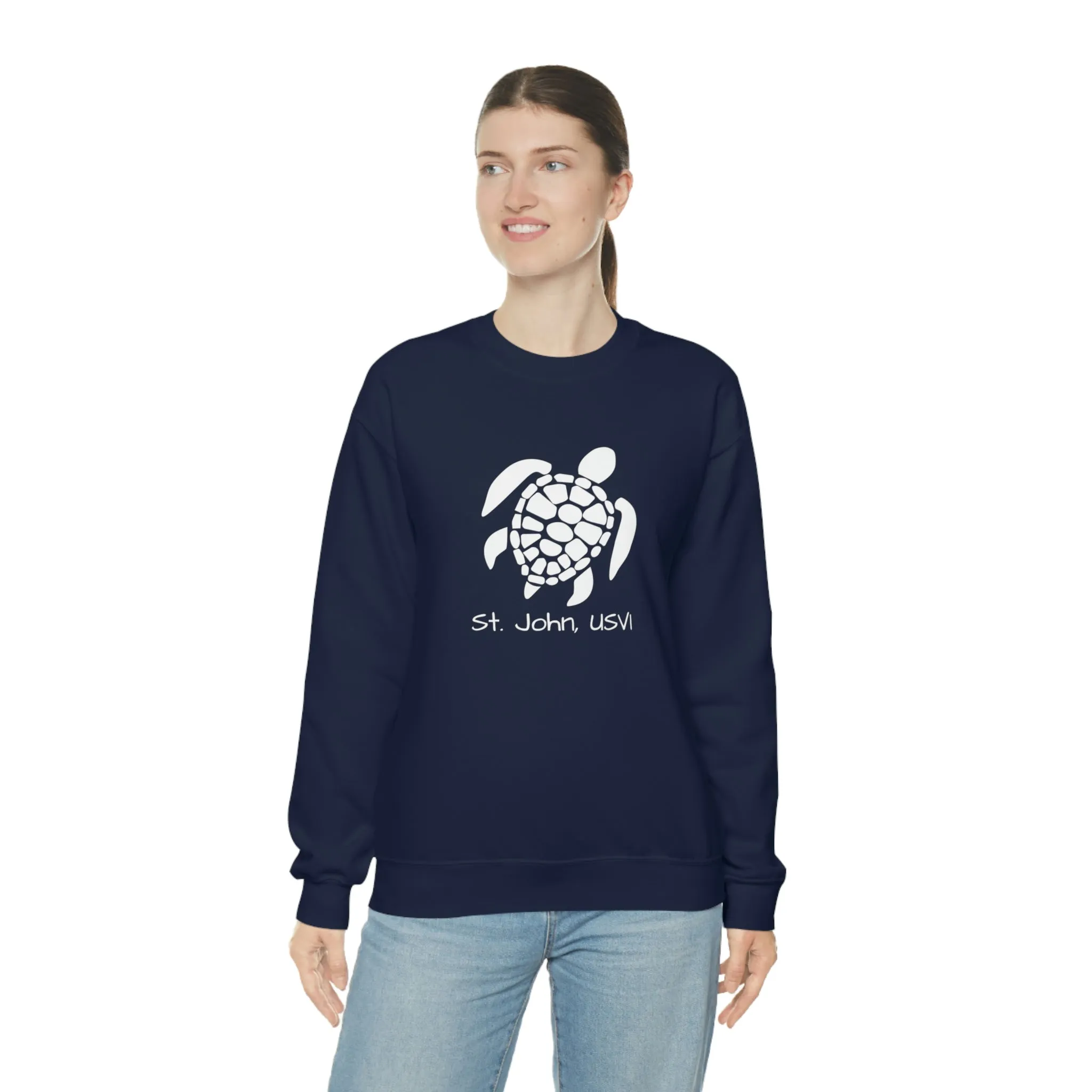 Pattern Turtle Crewneck Sweatshirt