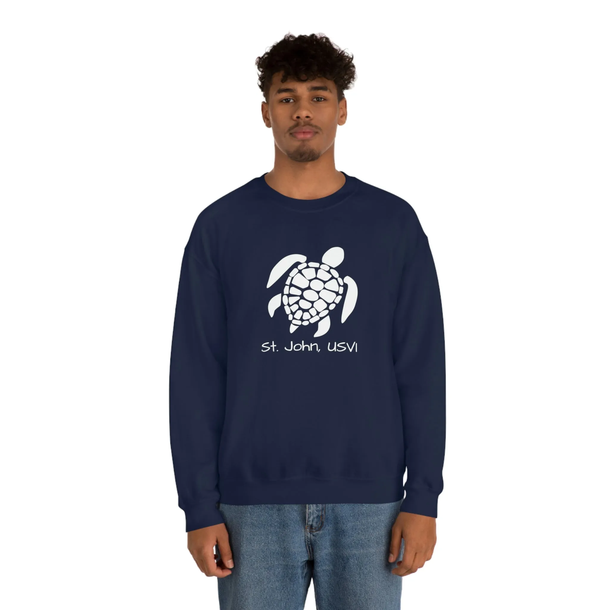 Pattern Turtle Crewneck Sweatshirt