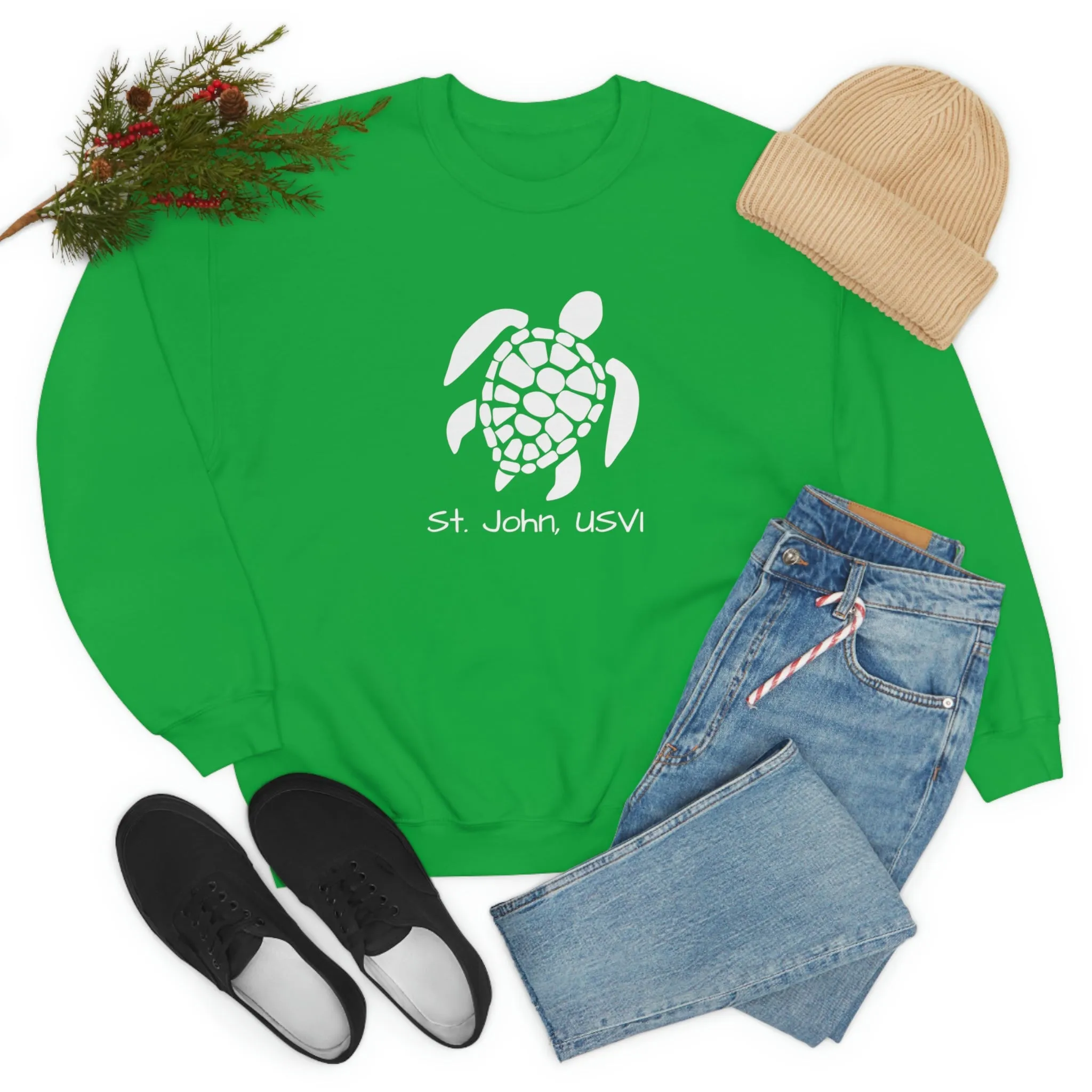 Pattern Turtle Crewneck Sweatshirt