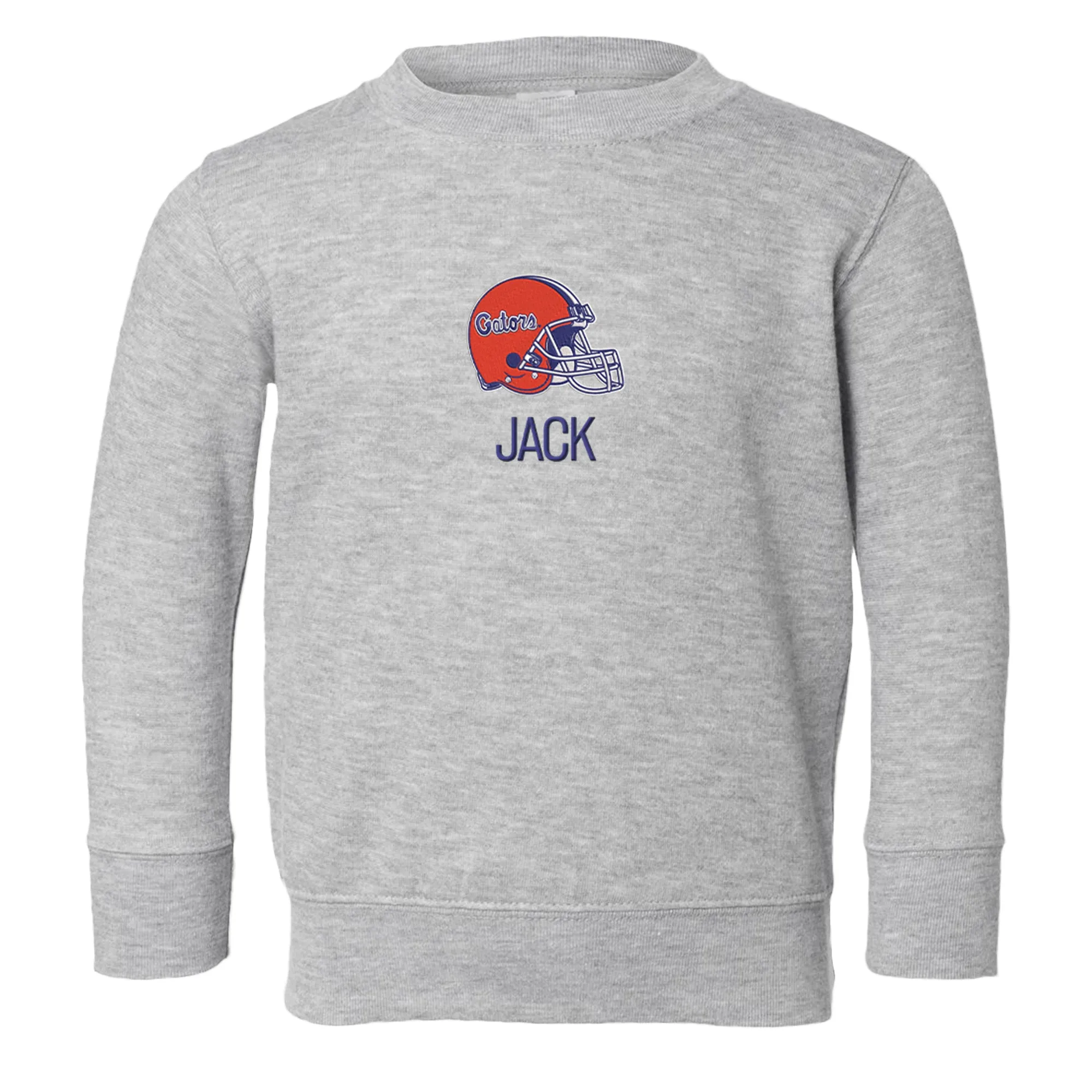 Personalized Florida Gators Helmet Toddler Crewneck Sweatshirt