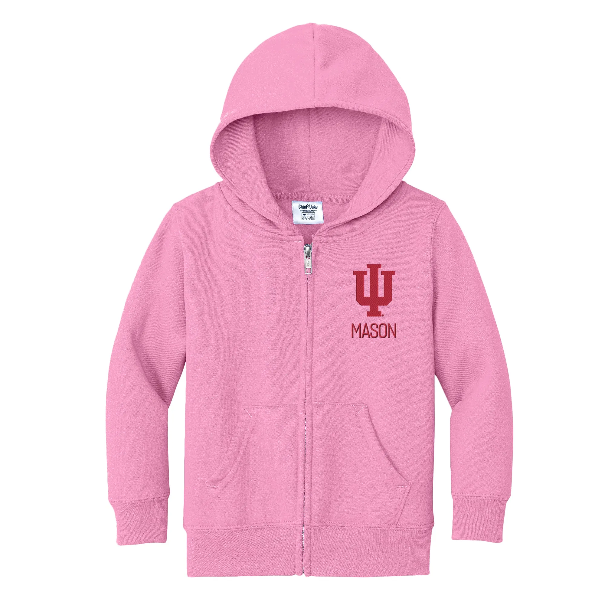 Personalized Indiana Hoosiers Toddler Full-Zip Sweatshirt