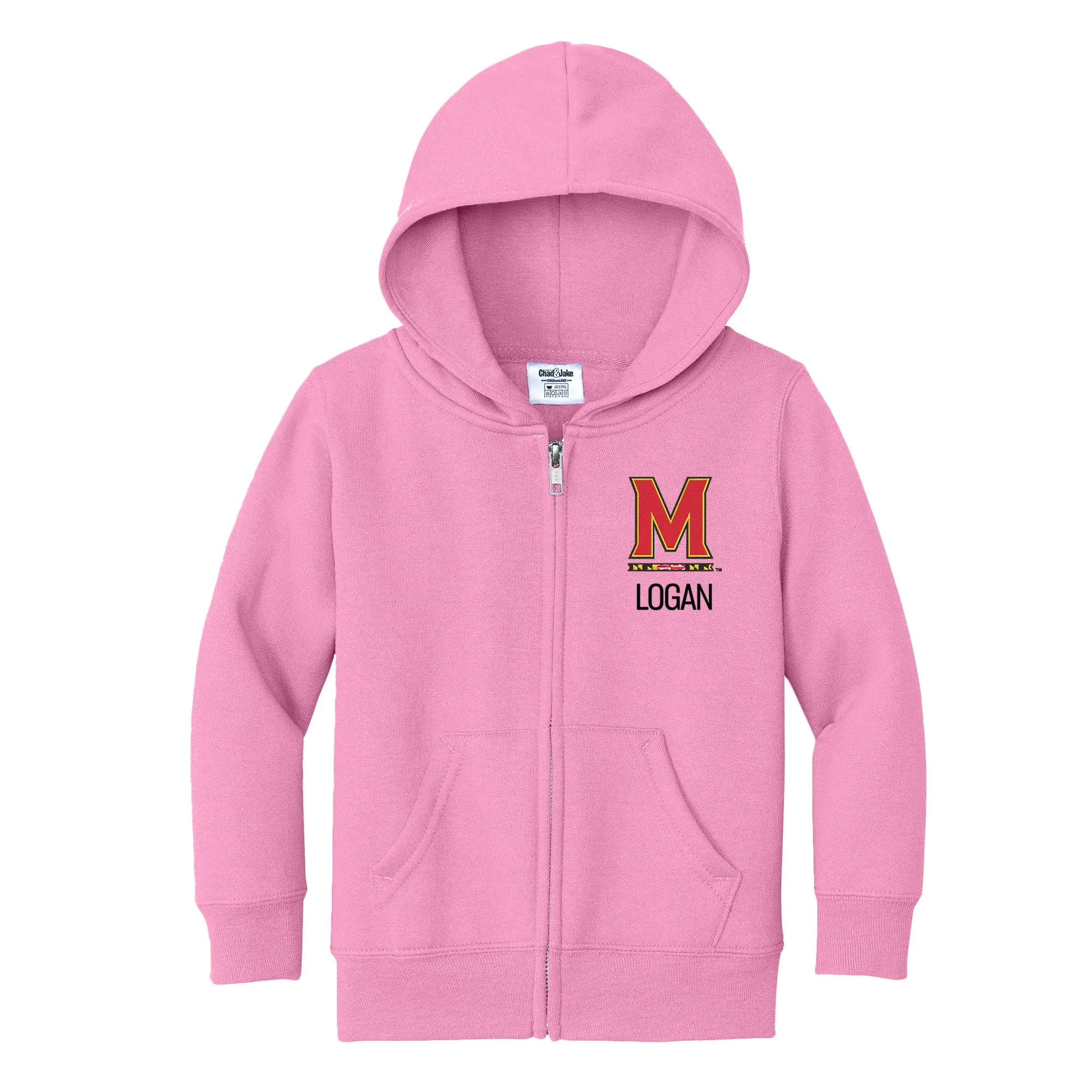 Personalized Maryland Terrapins M Toddler Full-Zip Sweatshirt