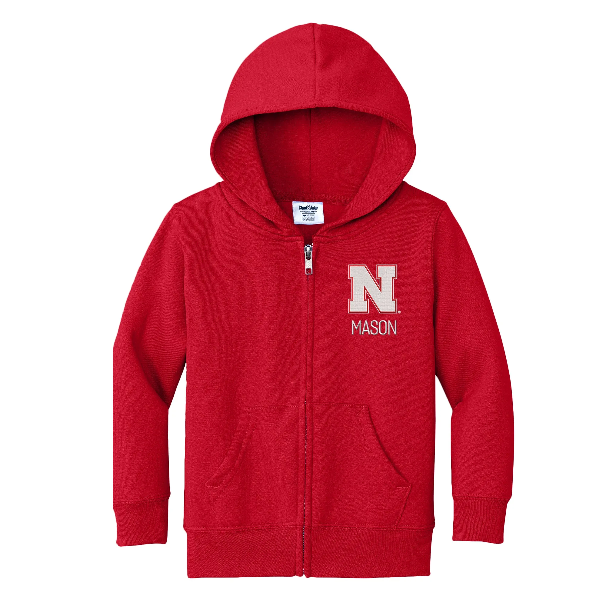 Personalized Nebraska Cornhuskers Toddler Full-Zip Sweatshirt