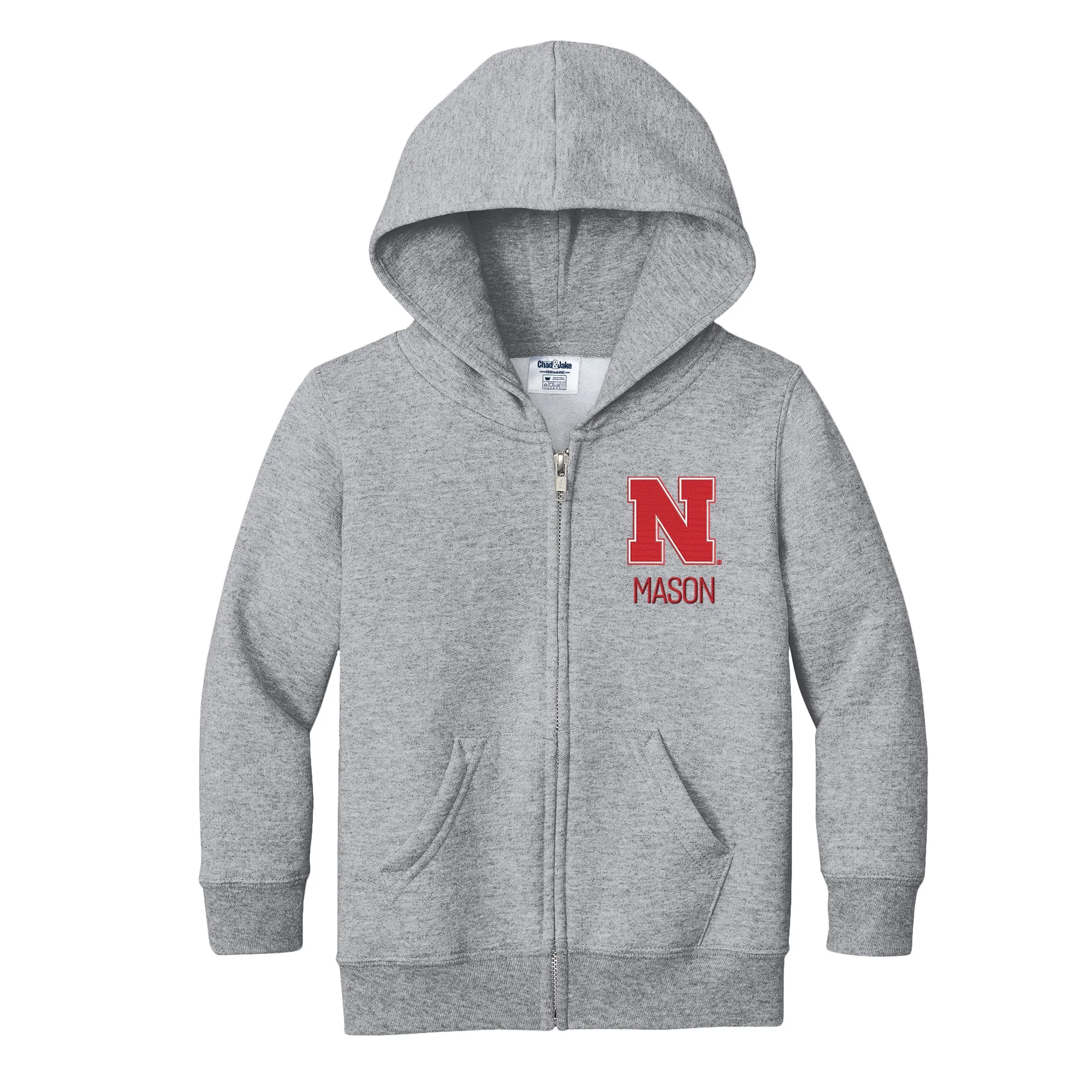 Personalized Nebraska Cornhuskers Toddler Full-Zip Sweatshirt