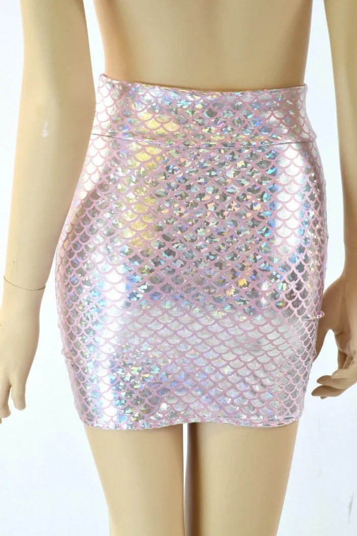 Pink Bodycon Mermaid Skirt